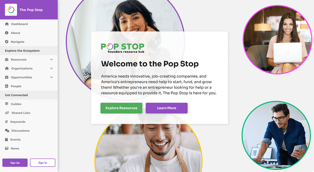 preview image of The PopStop Resource Hub